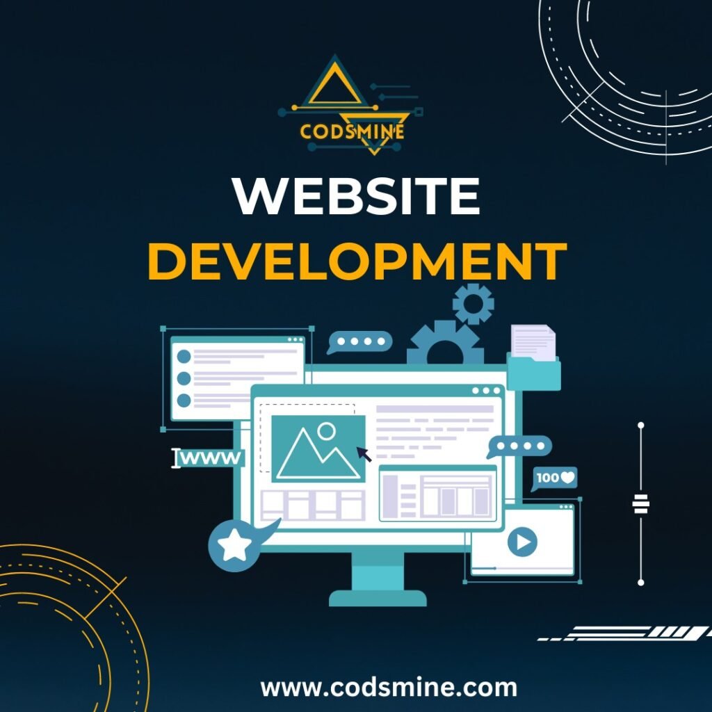 "Web Development," "Website Design," "Responsive Design," "Ecommerce Development," "Frontend Development," "Backend Development,"